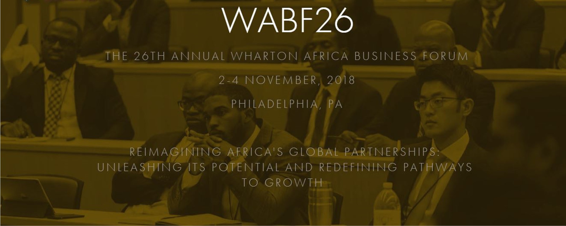 The 26th Annual Wharton Africa Business Forum at Wharton Africa Student